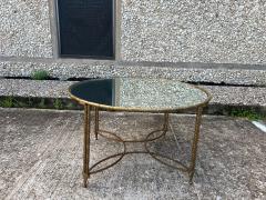  Maison Bagu s French Maison Bagu s Attributed Brass Coffee Table - 4487573