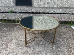  Maison Bagu s French Maison Bagu s Attributed Brass Coffee Table - 4487575