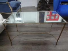  Maison Bagu s French Maison Bagu s Bronze And Mirror Coffee Table - 4136590