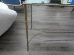  Maison Bagu s French Maison Bagu s Bronze And Mirror Coffee Table - 4136592