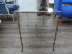  Maison Bagu s French Maison Bagu s Bronze And Mirror Coffee Table - 4136659