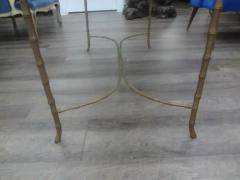  Maison Bagu s French Maison Bagu s Bronze And Mirror Coffee Table - 4136667