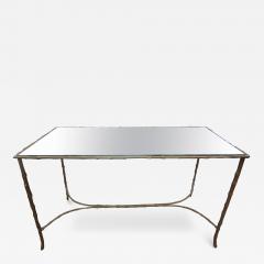  Maison Bagu s French Maison Bagu s Bronze And Mirror Coffee Table - 4136854