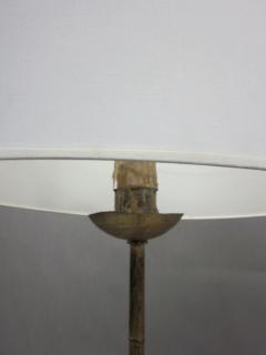  Maison Bagu s French Mid Century Modern Gilt Iron Faux Bamboo Floor Lamp by Maison Bagu s - 4091251