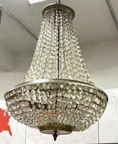  Maison Bagu s French Modern Neoclassical Cut Crystal Chandelier Attr to Maison Bagues 1930 - 4102713