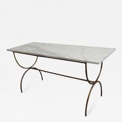  Maison Bagu s French Modern Neoclassical Gilt Iron Faux Bamboo Sofa Table Console Bagu s - 1711503
