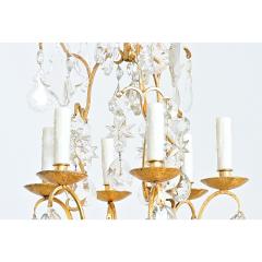  Maison Bagu s French Vintage Gilt Bronze Chandelier in the Style of Maison Bagu s - 4558252