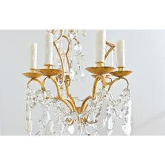  Maison Bagu s French Vintage Gilt Bronze Chandelier in the Style of Maison Bagu s - 4558258