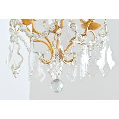  Maison Bagu s French Vintage Gilt Bronze Chandelier in the Style of Maison Bagu s - 4558260