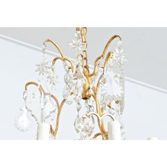  Maison Bagu s French Vintage Gilt Bronze Chandelier in the Style of Maison Bagu s - 4558267