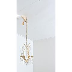  Maison Bagu s French Vintage Gilt Bronze Chandelier in the Style of Maison Bagu s - 4558268