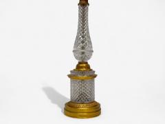  Maison Bagu s Hollywood Regency Cut Crystal Gilt Brass Candelabras France 1930s - 4217652