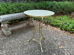  Maison Bagu s Italian Brass and Capiz Shell Table - 4136679