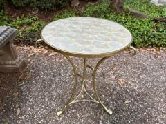  Maison Bagu s Italian Brass and Capiz Shell Table - 4136682