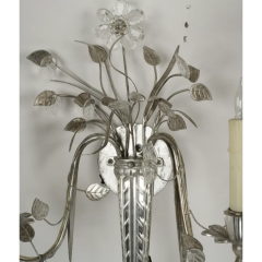  Maison Bagu s Louis XV Style Maison Bagues Rock Crystal Two Light Wall Sconce - 4126190