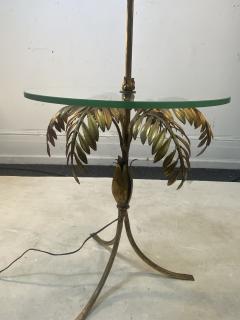  Maison Bagu s MID CENTURY ITALIAN GILT METAL PALM TREE FLOOR LAMP - 2484586