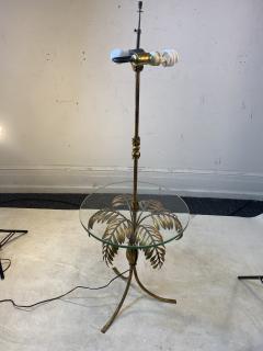  Maison Bagu s MID CENTURY ITALIAN GILT METAL PALM TREE FLOOR LAMP - 2484589