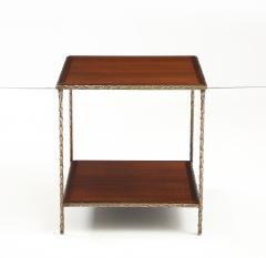  Maison Bagu s Maison Bagu s Attibuted Two Tier Bronze Large side Table - 4227765