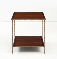  Maison Bagu s Maison Bagu s Attibuted Two Tier Bronze Large side Table - 4227769