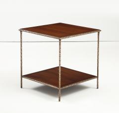  Maison Bagu s Maison Bagu s Attibuted Two Tier Bronze Large side Table - 4227770
