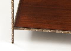  Maison Bagu s Maison Bagu s Attibuted Two Tier Bronze Large side Table - 4227771