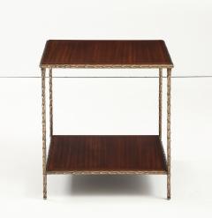  Maison Bagu s Maison Bagu s Attibuted Two Tier Bronze Large side Table - 4227772