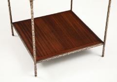  Maison Bagu s Maison Bagu s Attibuted Two Tier Bronze Large side Table - 4227773