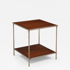  Maison Bagu s Maison Bagu s Attibuted Two Tier Bronze Large side Table - 4229918