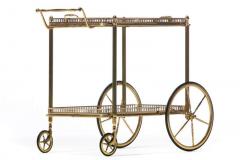  Maison Bagu s Maison Bagu s Style Neoclassical Brass Bar Cart circa 1970 - 2231734