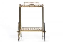  Maison Bagu s Maison Bagu s Style Neoclassical Brass Bar Cart circa 1970 - 2231735