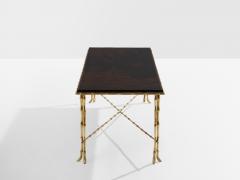  Maison Bagu s Maison Bagu s bamboo brass Chinese lacquered coffee table 1950s - 4251990
