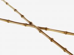  Maison Bagu s Maison Bagu s bamboo brass Chinese lacquered coffee table 1950s - 4251997