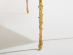  Maison Bagu s Maison Bagu s bamboo brass chinese lacquered small coffee table 1950s - 4447015