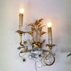  Maison Bagu s Maison Bague s Chinoiserie Wall Sconce 1950 s France - 3036857