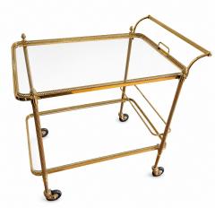 Maison Bagu s Maison Bagues Brass Bar Cart Circa 1950 - 4700134