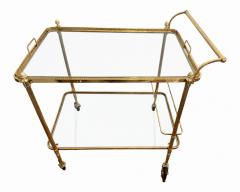  Maison Bagu s Maison Bagues Brass Bar Cart Circa 1950 - 4700135