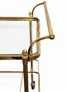  Maison Bagu s Maison Bagues Brass Bar Cart Circa 1950 - 4700136