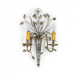  Maison Bagu s Maison Bagues French Mid Century Gilt Branch Wall Sconces - 1440236