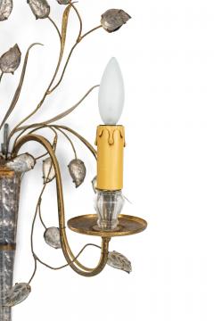  Maison Bagu s Maison Bagues French Mid Century Gilt Branch Wall Sconces - 1440237