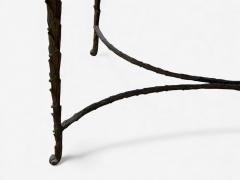  Maison Bagu s Maison Bagues Style Bronze Mirror Faux Bois Coffee Table France 1940s - 4392123