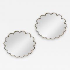  Maison Bagu s Maison Bagues documented refined pair of crystal framed mirrors - 1848560