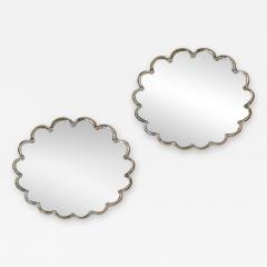  Maison Bagu s Maison Bagues documented refined pair of crystal framed mirrors - 2347158