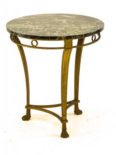  Maison Bagu s Maison Bagues early coffee table in gold leaf wrought iron - 1546306
