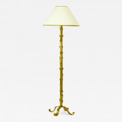  Maison Bagu s Maison Bagues gold leaf wrought iron palm tree spectacular floor lamp - 865529