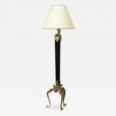  Maison Bagu s Maison Bagues superb mirrored and gold bronze adorn floor lamp - 866699