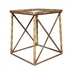  Maison Bagu s Mid Century Brass And Mirror Low Table - 4524396