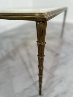  Maison Bagu s Midcentury Maison Bagues French Bronze Coffee Table 1970s - 3581969