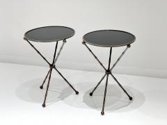  Maison Bagu s PAIR OF FAUX BAMBOO TABLES - 3200476