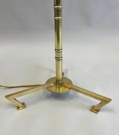  Maison Bagu s Pair French Modern Neoclassical Brass Faux Bamboo Floor Lamps by Maison Bagues - 3248080
