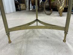  Maison Bagu s Pair of Italian Brass and Glass Tables - 4193603